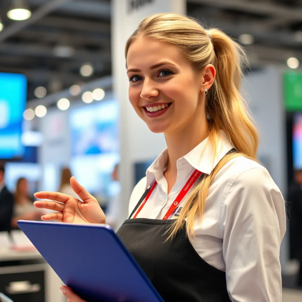 Moskova'da Profesyonel Stand Hostesliği